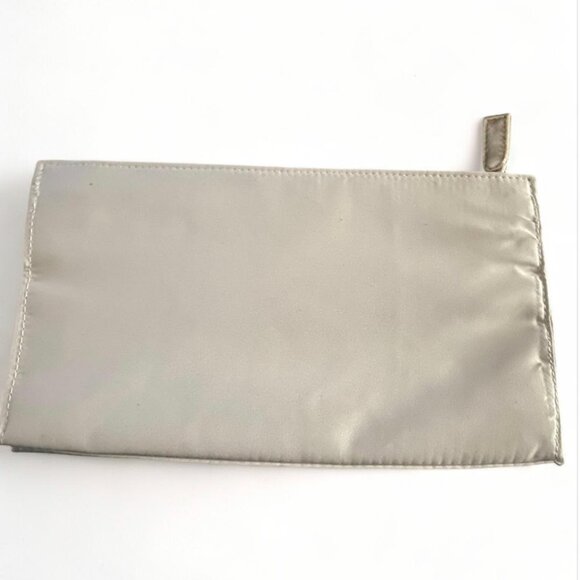 YSL -YVES SAINT LAURENT-BEAUTIFUL BEIGE/GOLD POUCH - Picture 3 of 4